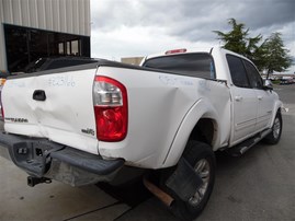 2005 Toyota Tundra SR5 White Crew Cab 4.7L AT 2WD #Z23166